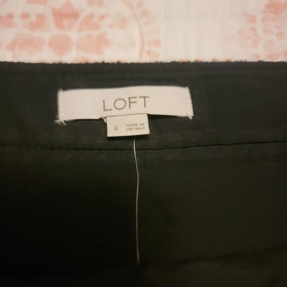 NEW LOFT Ann Taylor Tweed Shimmer Shift Skirt - Picture 5 of 10